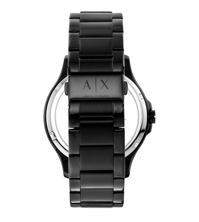 Armani Exchange Hampton AX7101 Men's Watch – Black Dial with Black Stainless Steel Bracelet